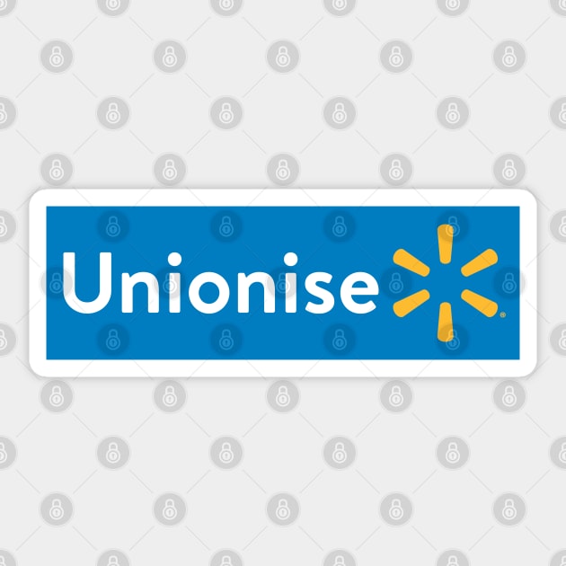 Unionise Walmart - Walmart Sticker by Football from the Left